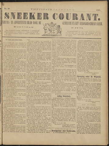Sneeker Nieuwsblad nl 1895-06-19