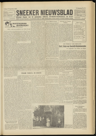 Sneeker Nieuwsblad nl 1952-09-19