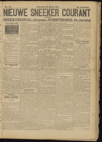Sneeker Nieuwsblad nl 1915-03-20