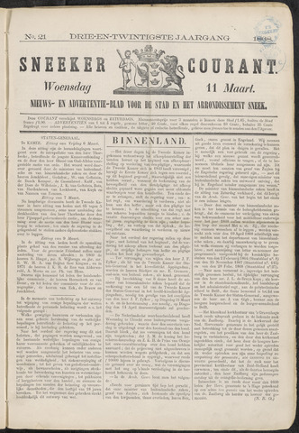Sneeker Nieuwsblad nl 1868-03-11