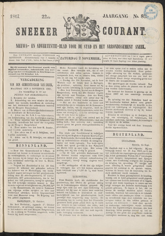 Sneeker Nieuwsblad nl 1867-11-02