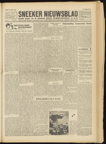 Sneeker Nieuwsblad nl 1952-04-18