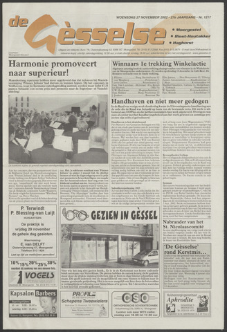Weekblad Moergestels Nieuws 2002-11-27