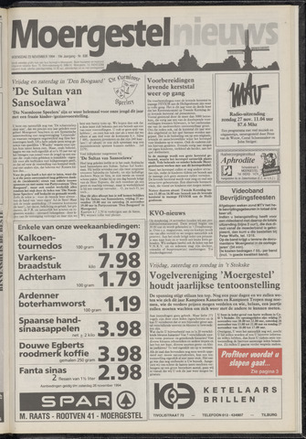 Weekblad Moergestels Nieuws 1994-11-23