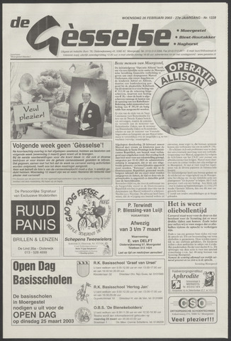 Weekblad Moergestels Nieuws 2003-02-26