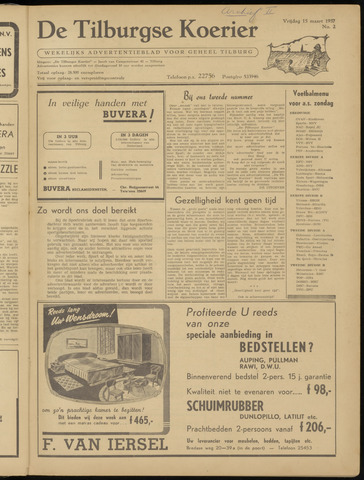 Weekblad De Tilburgse Koerier 1957-03-15