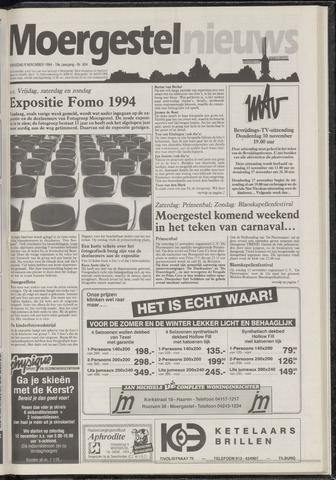 Weekblad Moergestels Nieuws 1994-11-09