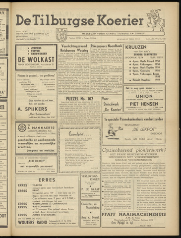 Weekblad De Tilburgse Koerier 1959-02-27