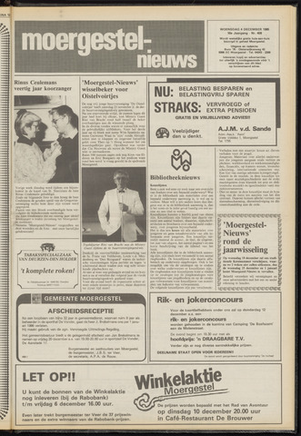 Weekblad Moergestels Nieuws 1985-12-04