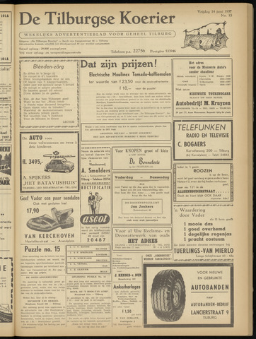 Weekblad De Tilburgse Koerier 1957-06-14