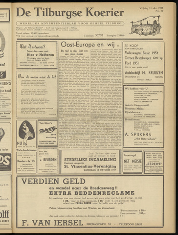 Weekblad De Tilburgse Koerier 1957-10-11
