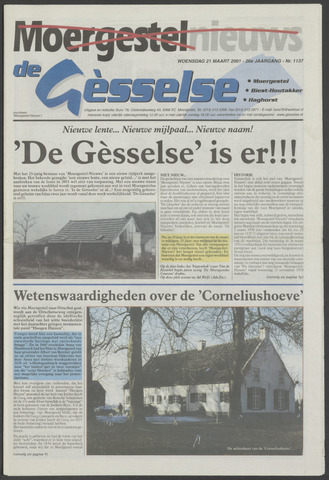 Weekblad Moergestels Nieuws 2001-03-21