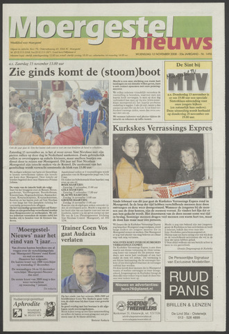 Weekblad Moergestels Nieuws 2008-11-12