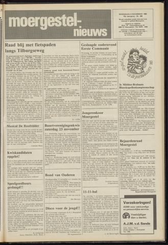 Weekblad Moergestels Nieuws 1985-11-06