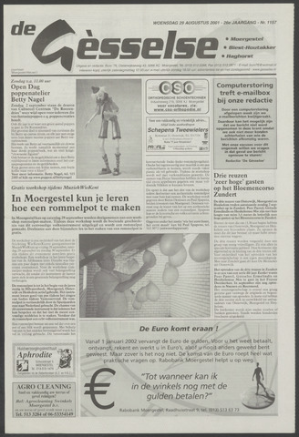 Weekblad Moergestels Nieuws 2001-08-29