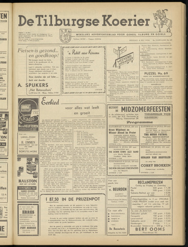 Weekblad De Tilburgse Koerier 1958-07-04
