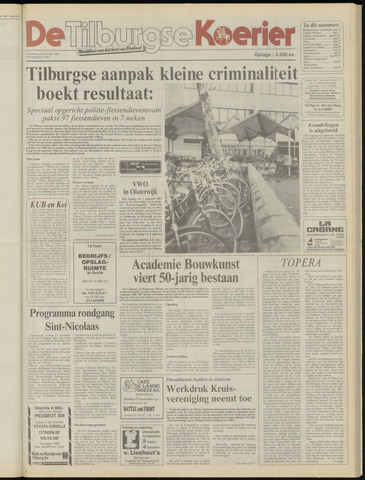 Weekblad De Tilburgse Koerier 1986-11-20