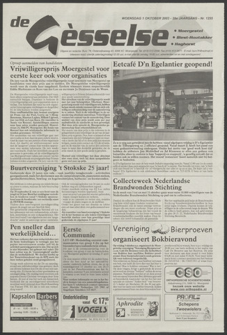 Weekblad Moergestels Nieuws 2003-10-01