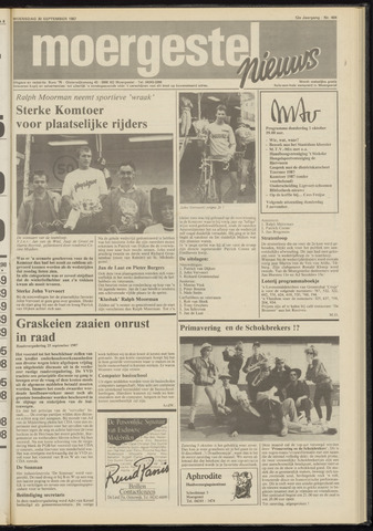 Weekblad Moergestels Nieuws 1987-09-30