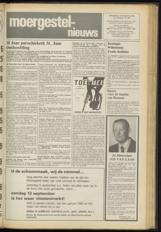 Weekblad Moergestels Nieuws 1981-08-19