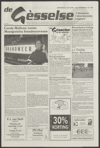 Weekblad Moergestels Nieuws 2003-07-02
