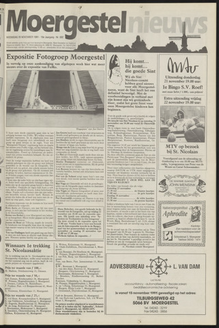 Weekblad Moergestels Nieuws 1991-11-20