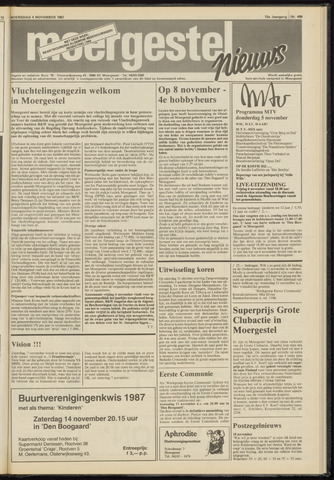 Weekblad Moergestels Nieuws 1987-11-04