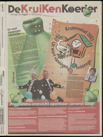 Weekblad De Tilburgse Koerier 2003-02-27