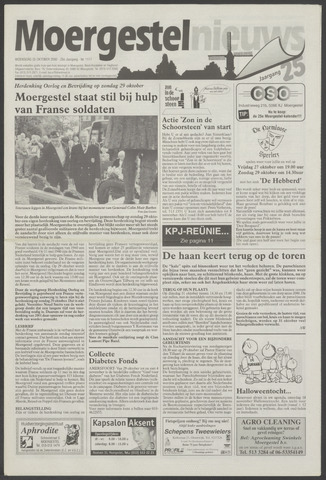 Weekblad Moergestels Nieuws 2000-10-25