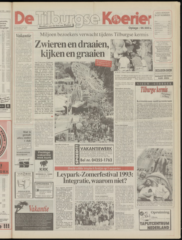 Weekblad De Tilburgse Koerier 1993-07-15
