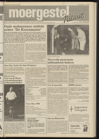 Weekblad Moergestels Nieuws 1988-08-24