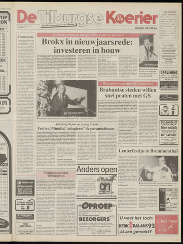 Weekblad De Tilburgse Koerier 1993-01-14