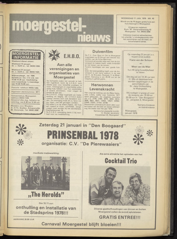 Weekblad Moergestels Nieuws 1978