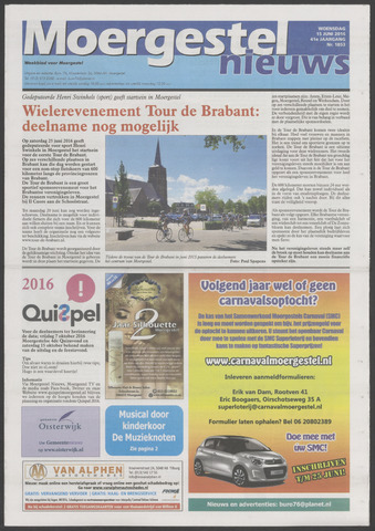 Weekblad Moergestels Nieuws 2016-06-15