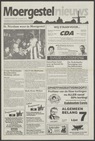 Weekblad Moergestels Nieuws 1996-11-20