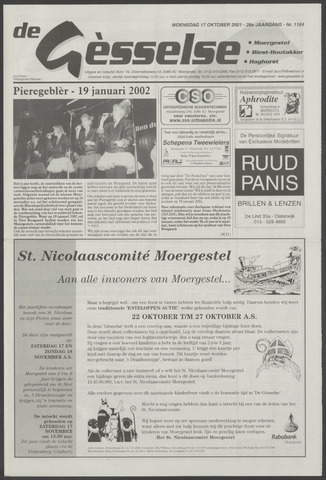 Weekblad Moergestels Nieuws 2001-10-17