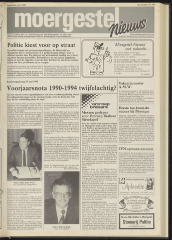 Weekblad Moergestels Nieuws 1990-07-04