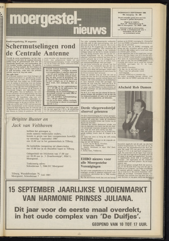 Weekblad Moergestels Nieuws 1985-09-04