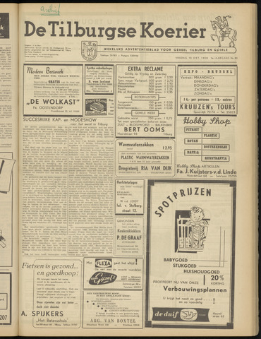 Weekblad De Tilburgse Koerier 1958-10-10