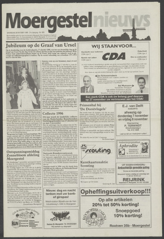 Weekblad Moergestels Nieuws 1996-10-30