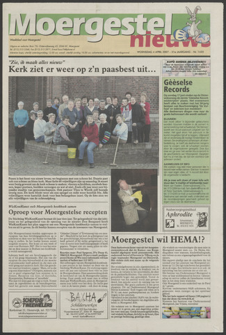 Weekblad Moergestels Nieuws 2007-04-04