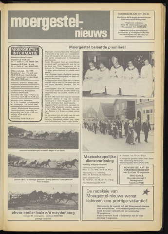 Weekblad Moergestels Nieuws 1977-06-29