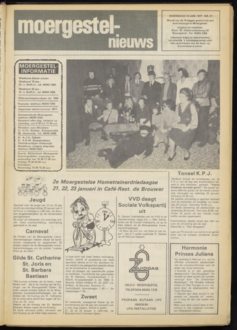 Weekblad Moergestels Nieuws 1977
