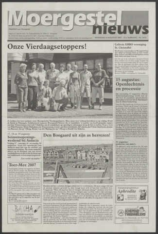 Weekblad Moergestels Nieuws 2007-08-08