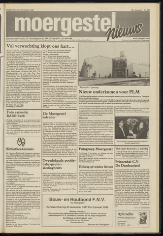 Weekblad Moergestels Nieuws 1987-11-18