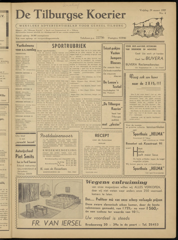 Weekblad De Tilburgse Koerier 1957-03-29