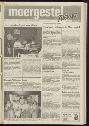 Weekblad Moergestels Nieuws 1988-08-31