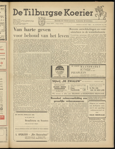 Weekblad De Tilburgse Koerier 1960-12-30