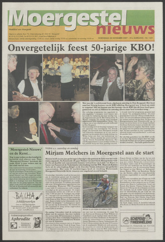 Weekblad Moergestels Nieuws 2007-11-28