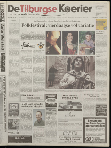 Weekblad De Tilburgse Koerier 2003-01-23